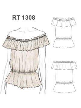 BLUSA CAMPESINA RT 1308