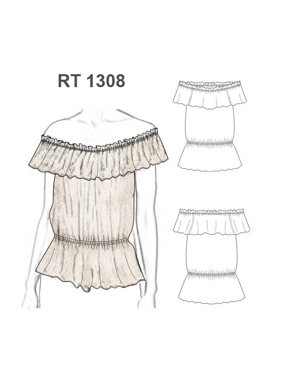BLUSA CAMPESINA RT 1308