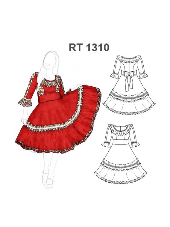VESTIDO DE HUASA RT 1310