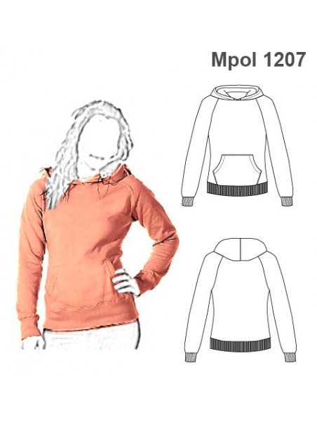 POLERON CANGURO MUJER 1207