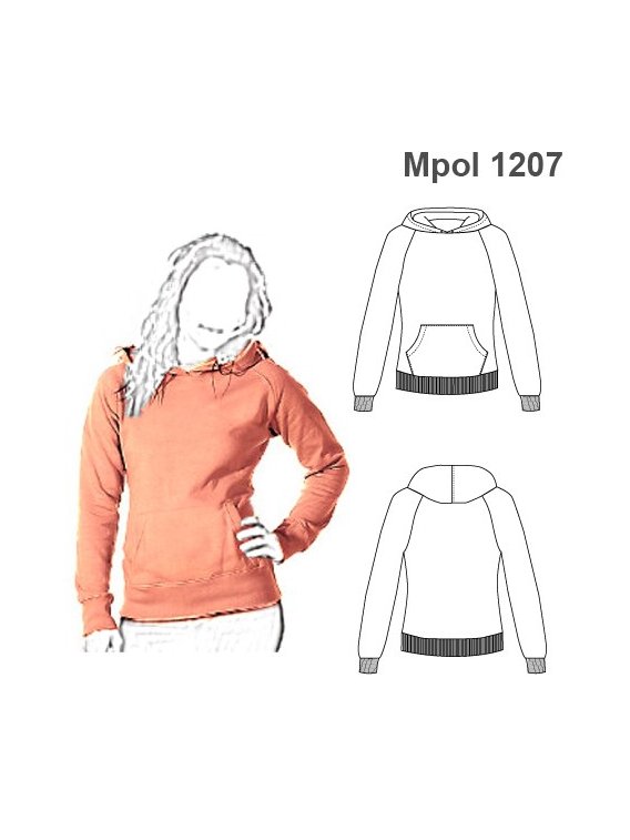 POLERON CANGURO MUJER 1207