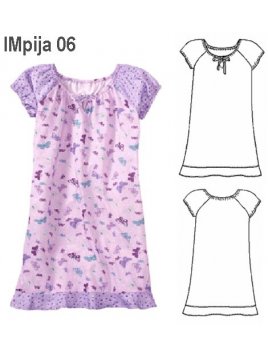 PIJAMA CAMISA NIÑA 0906
