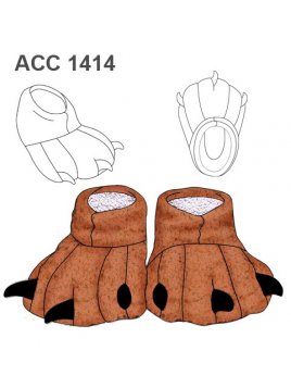 PANTUFLAS GARRA INFANTIL ACC 1414