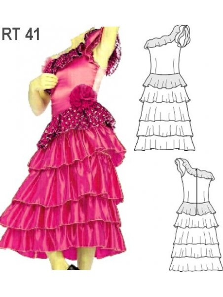 VESTIDO ESPAÑOLA INFANTIL RT 0941