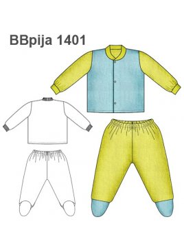 PIJAMA 2 PIEZAS BEBE 1401