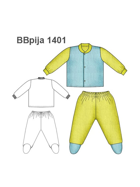 PIJAMA 2 PIEZAS BEBE 1401
