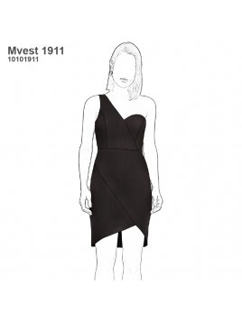 VESTIDO TUBO MUJER 1911