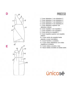 VESTIDO TUBO MUJER 1911