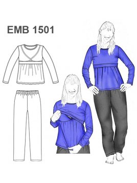 PIJAMA LACTANCIA EMB 1501
