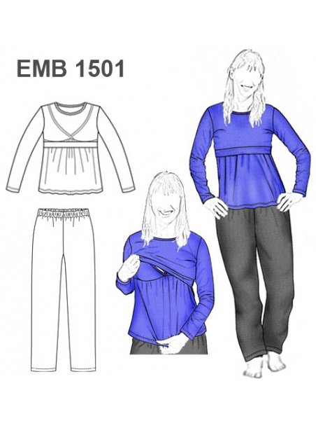 PIJAMA LACTANCIA EMB 1501