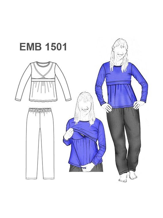 PIJAMA LACTANCIA EMB 1501