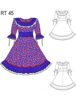 VESTIDO HUASA ADULTO RT 0945