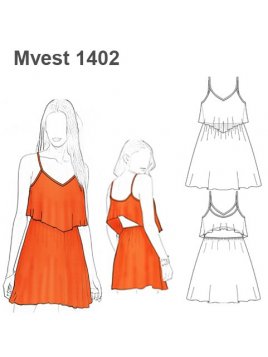 VESTIDO VUELOS MUJER