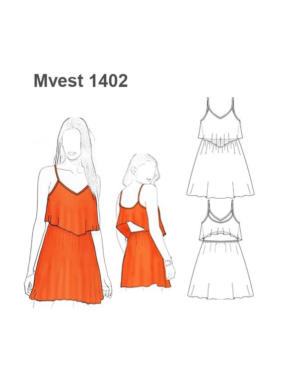 VESTIDO VUELOS MUJER
