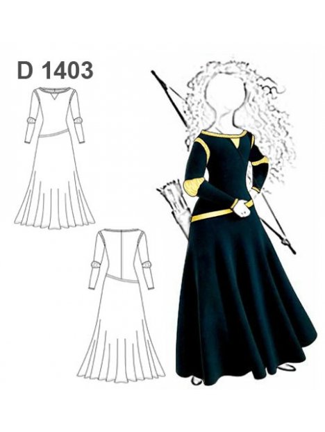 DISFRAZ PRINCESA DE CUENTO 1403