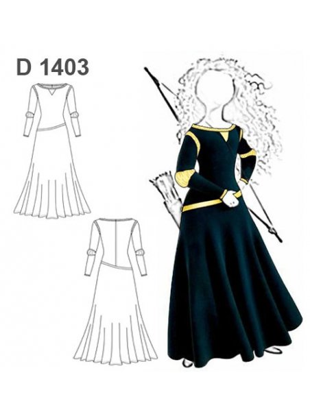 DISFRAZ PRINCESA DE CUENTO 1403