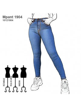 PANTALON JEAN AJUSTADO MUJER 1904