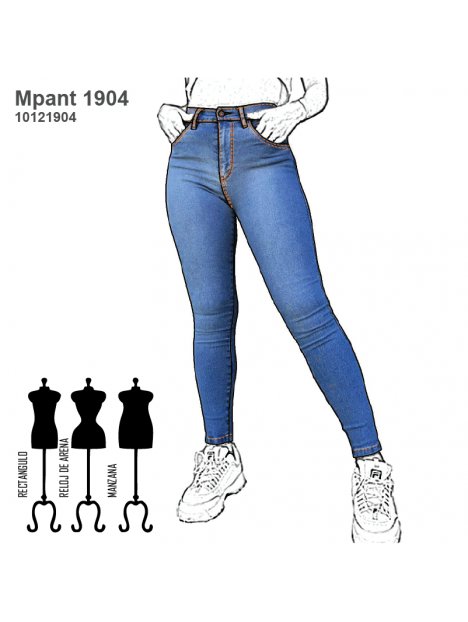 PANTALON JEAN AJUSTADO MUJER 1904
