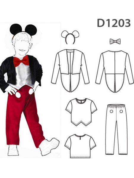 DISFRAZ DE RATON 1203