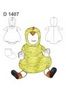 DISFRAZ DE POLLO BEBE 1407