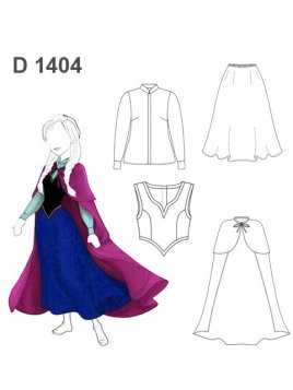 DISFRAZ PRINCESA DE CUENTO 1404