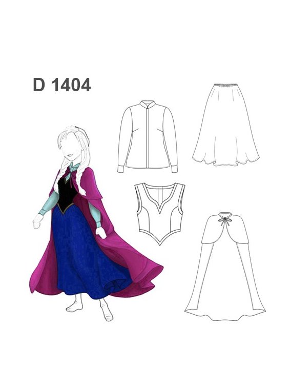 DISFRAZ PRINCESA DE CUENTO 1404