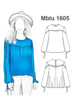 MOLDES PATRONES BLUSAS CAMISAS MANGA LAR
