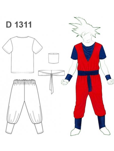 DISFRAZ PERSONAJE COMIC 1311