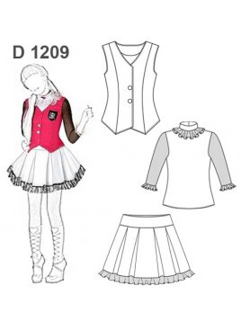 DISFRAZ DE COLEGIO 1209