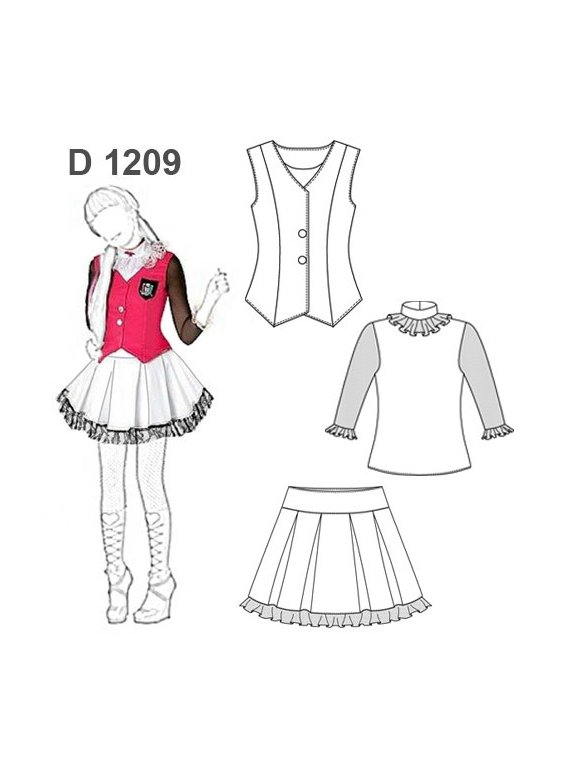 DISFRAZ DE COLEGIO 1209