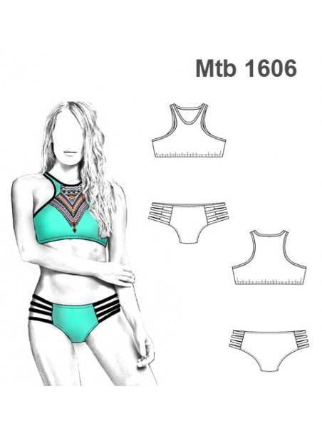 TRAJE DE BAÑO BIKINI MUJER 1606