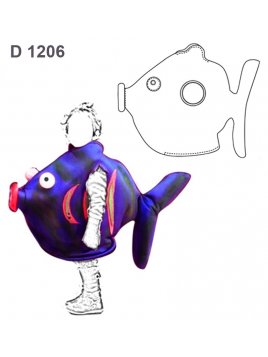 DISFRAZ DE PEZ INFANTIL 1206