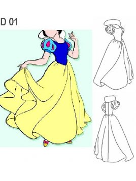 DIFRAZ PRINCESA DE CUENTO INFANTIL 0901