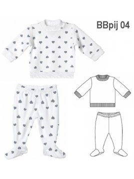 PIJAMA 2 PIEZAS BEBE 0904