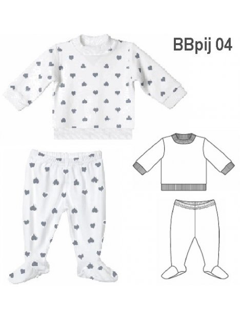 PIJAMA 2 PIEZAS BEBE 0904