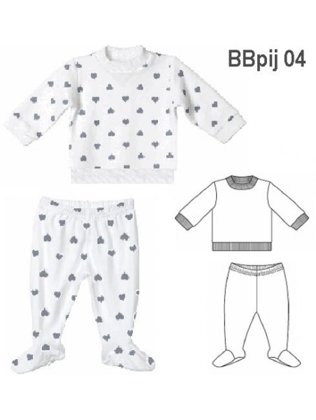 PIJAMA 2 PIEZAS BEBE 0904