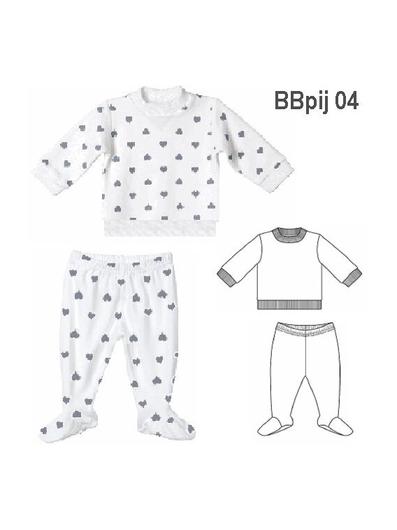 PIJAMA 2 PIEZAS BEBE 0904