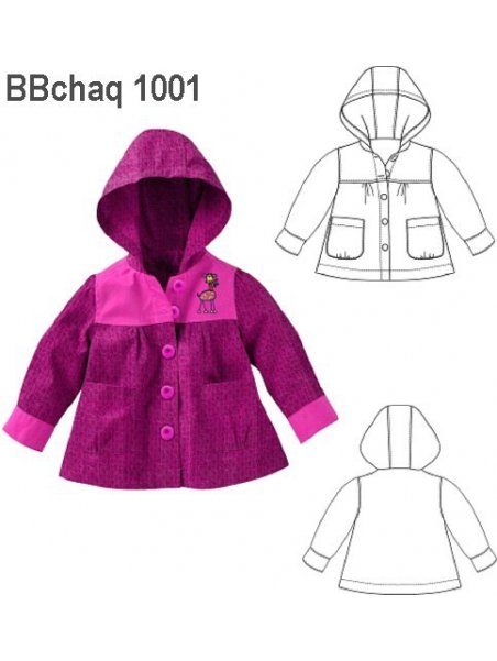 CHAQUETA LARGA BEBE