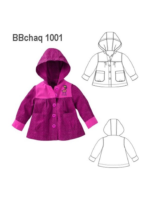 CHAQUETA LARGA BEBE