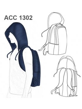 BOLSO MOCHILA CON GORRO ACC 1302