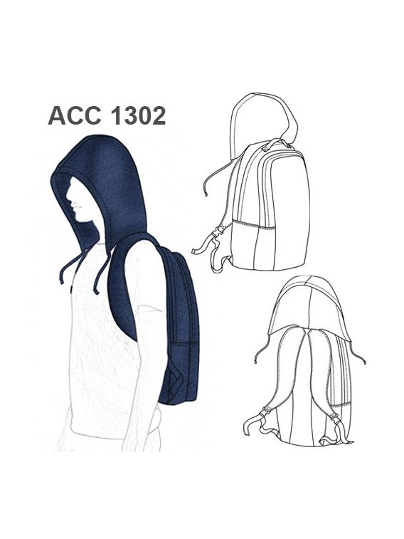 BOLSO MOCHILA CON GORRO ACC 1302