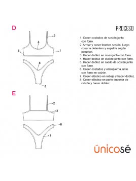 TRAJE DE BAÑO BIKINI 1902