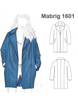 MOLDES PATRONES ABRIGO TAPADO OVER SIZE