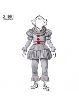 DISFRAZ DE PAYASO 1901