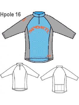POLERA CICLISTA HOMBRE 0916