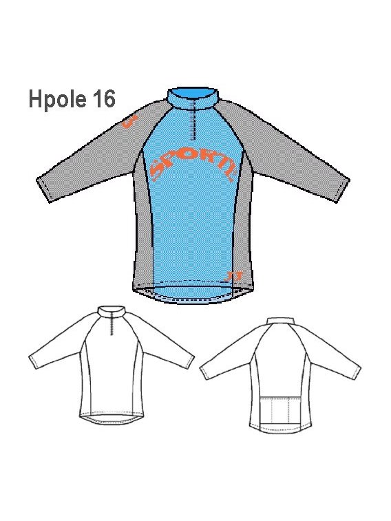 POLERA CICLISTA HOMBRE 0916