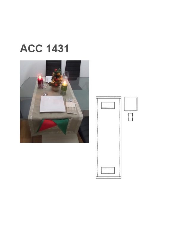 MANTEL MESA NAVIDAD ACC 1431