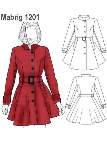 ABRIGO MODA EVASE