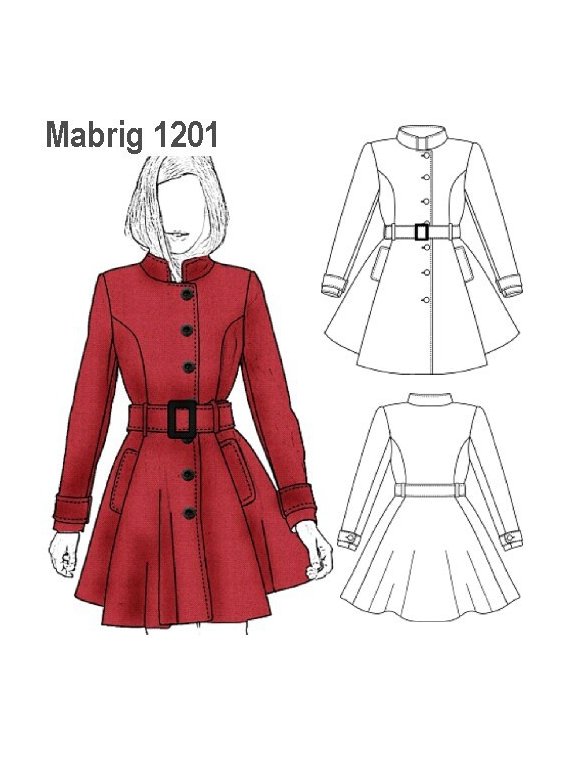 ABRIGO MODA EVASE