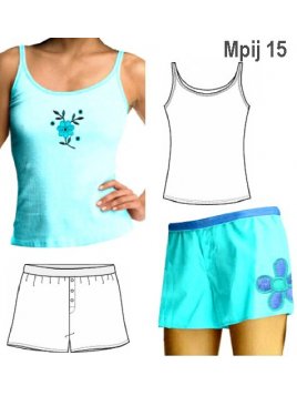 PIJAMA 2 PIEZAS MUJER 0915